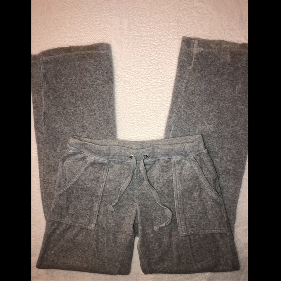 mandee Pants - ⭐️ Gray track sweat suit bottoms (velvet feel)😍